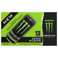 Monster Energy Zero Sugar 2/12/16oz