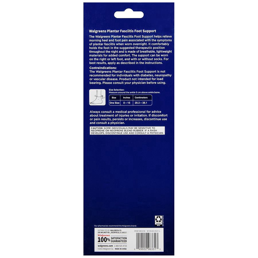 slide 4 of 5, Walgreens Overnight Foot Support, 1 ct