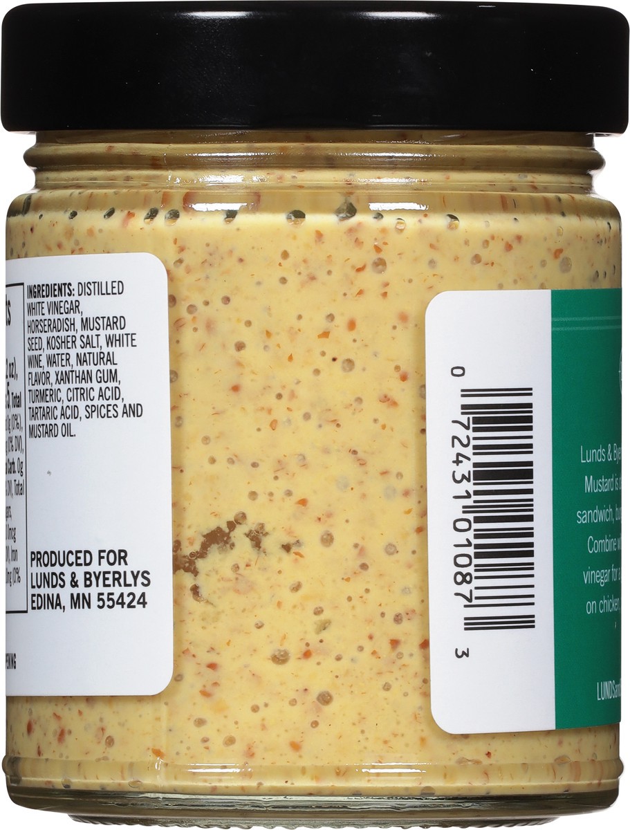 slide 4 of 9, Lunds & Byerlys Horseradish Premium Mustard 9.0 oz, 9 oz