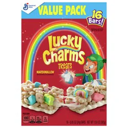 Lucky Charms Cereal Treat Bars, Snack Bars, Value Pack, 16 Ct, 13.6 oz