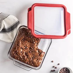 Anchor Hocking Truefit 8 In. Square Glass Bakeware