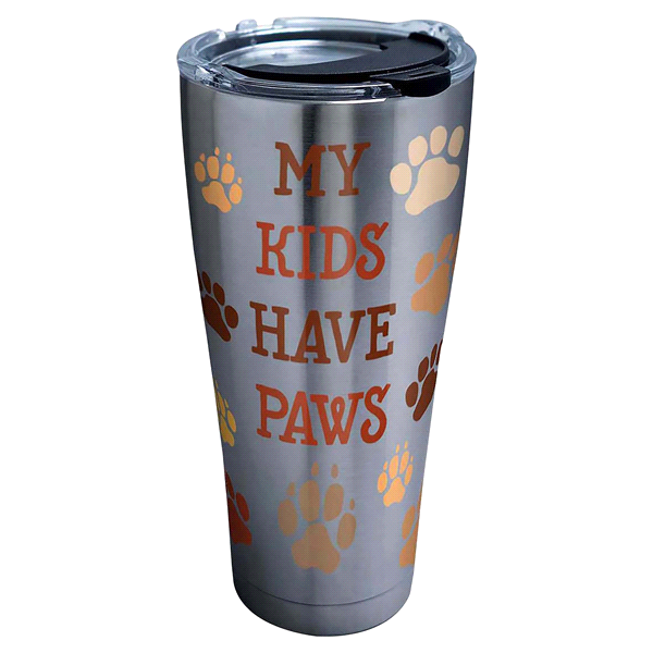 slide 1 of 1, Tervis My Kids Have Paws Stainless Tumbler with Travel Lid, 30 oz
