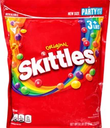 SKITTLES Original Chewy Candy, Party Size, 50 oz Bag