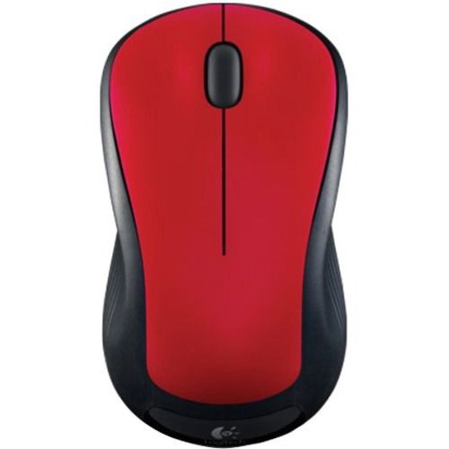 slide 2 of 4, Logitech M310 Wireless Optical Mouse, Red, 1 ct