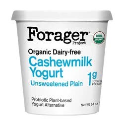 Forager Project Dairy-Free Organic Unsweetened Plain Cashewmilk Yogurt 24 oz