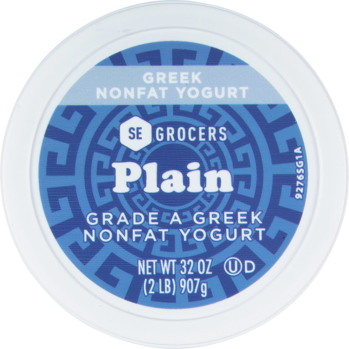 slide 11 of 11, SE Grocers Non Fat Plain Greek Yogurt, 32 oz