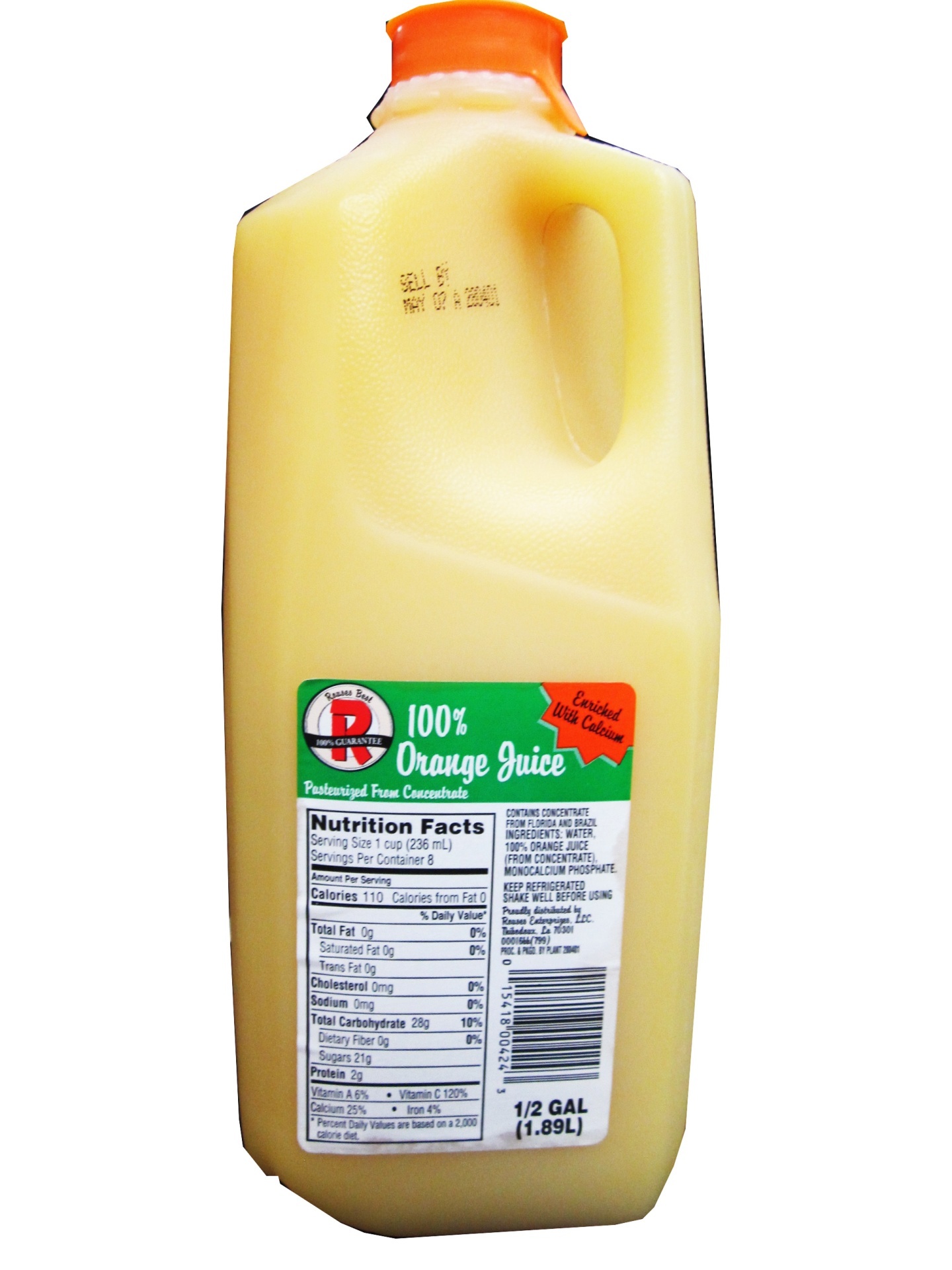 slide 1 of 1, Rouses Orange Juice - 64 fl oz, 64 fl oz