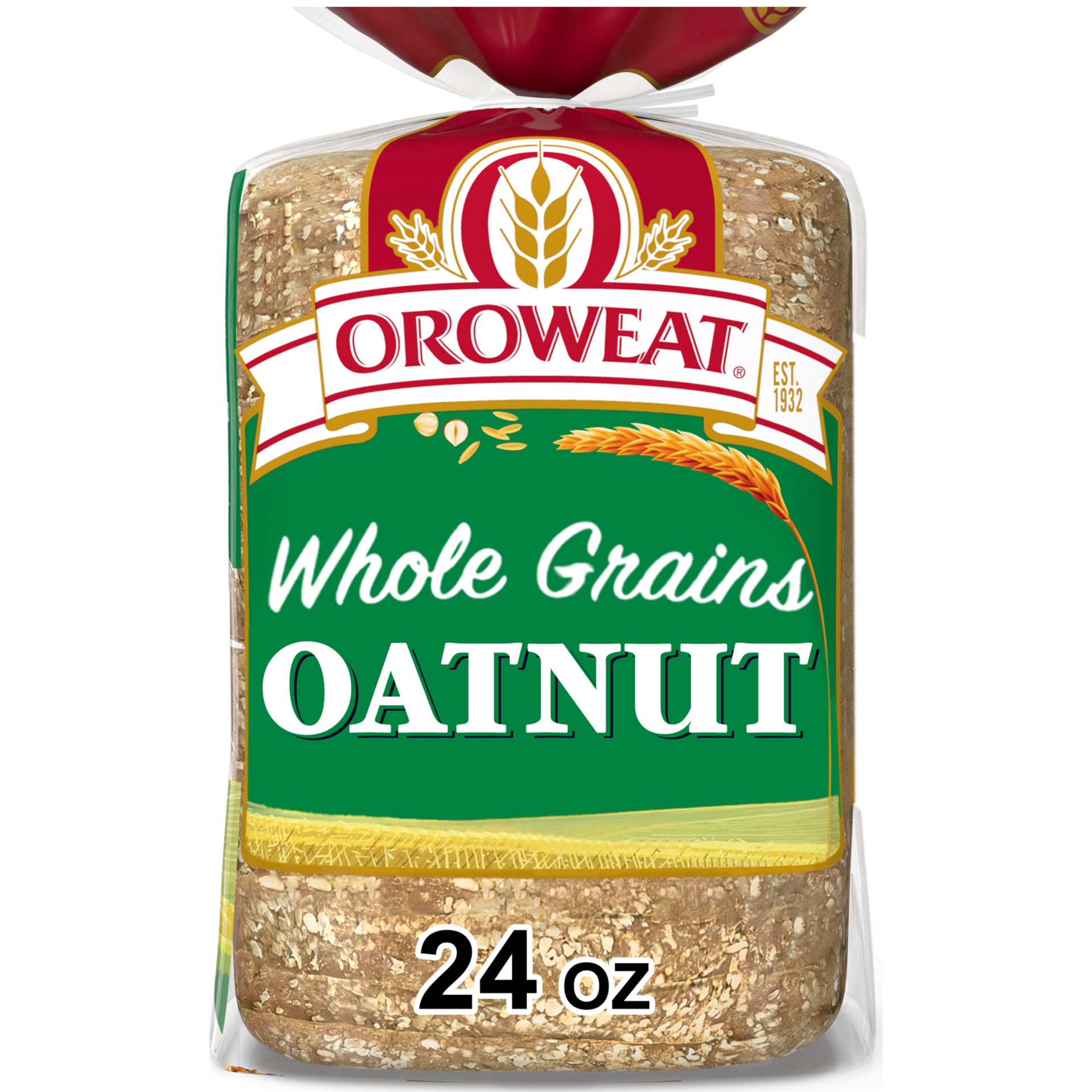 slide 1 of 8, Oroweat Oatnut Bread, 24 oz, Multigrain Bread, Bag, 24 oz