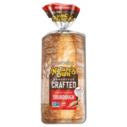 Nature''s Own Perfectly Crafted Sourdough Bread, Thick Sliced Non-GMO Sourdough Bread, 22 oz Loaf