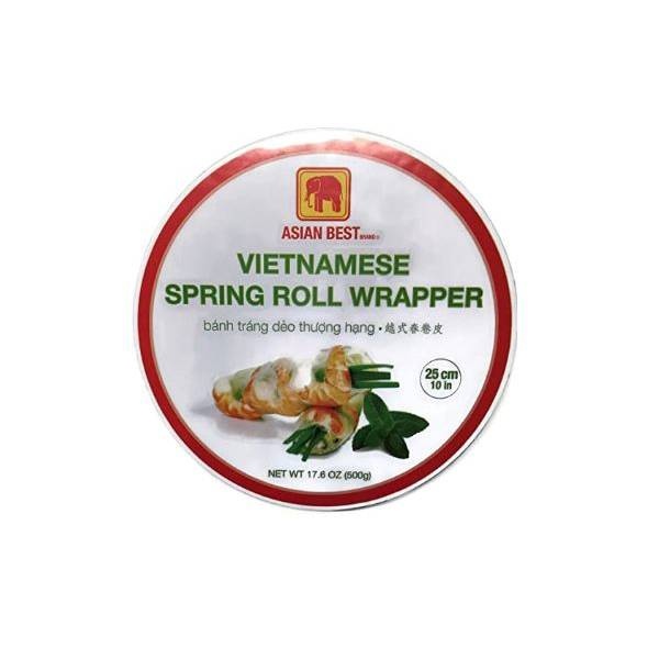 slide 1 of 1, Asian Best Ab Spring Roll Wrapper 25Cm, 17.6 oz