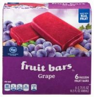 slide 1 of 1, Kroger Grape Fruit Bars, 6 ct