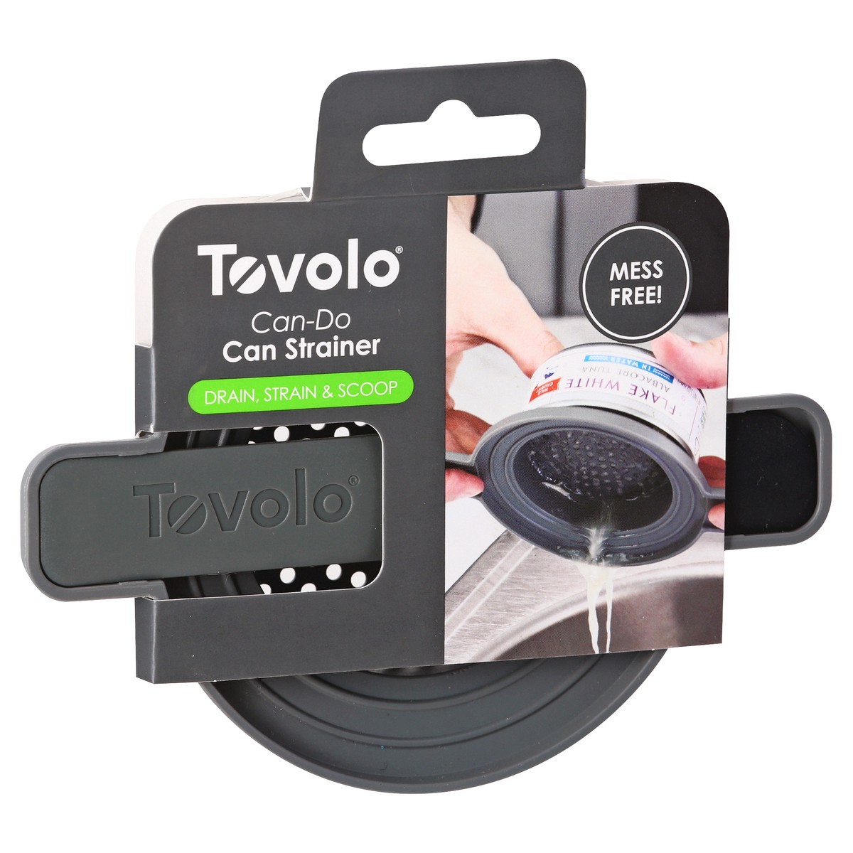 slide 9 of 9, Tovolo Drain, Strain & Scoop Can-Do Can Strainer 1 ea, 1 ct