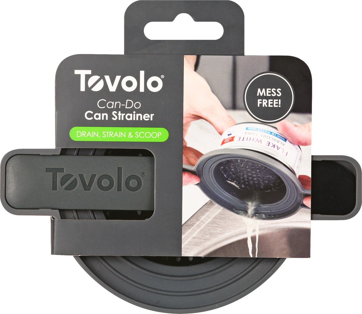 slide 2 of 9, Tovolo Drain, Strain & Scoop Can-Do Can Strainer 1 ea, 1 ct
