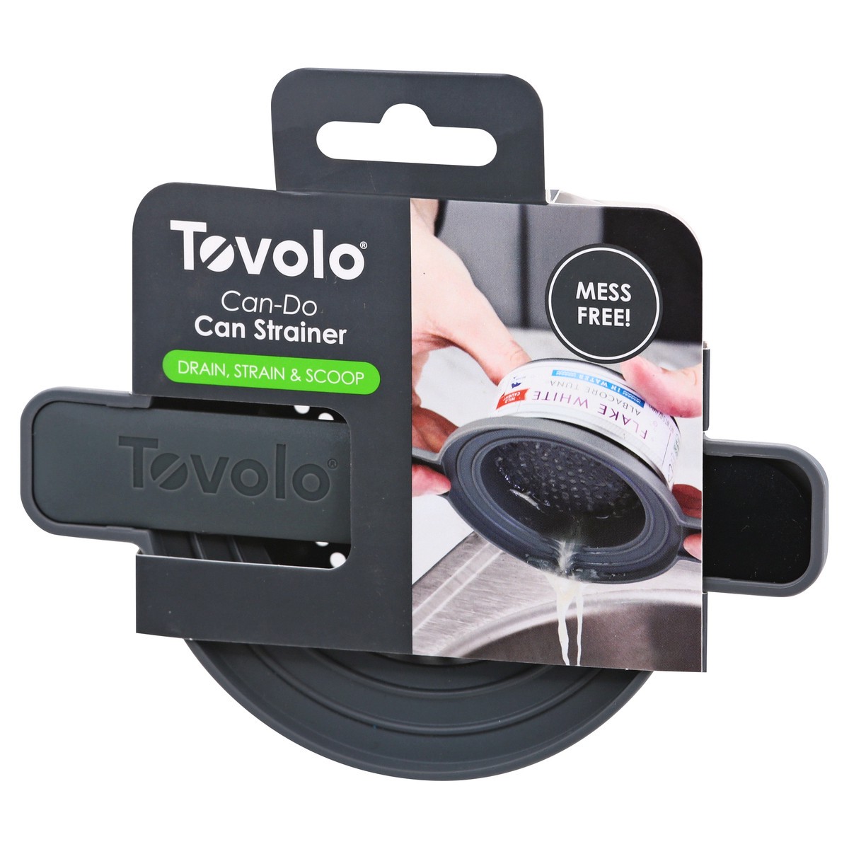 slide 3 of 9, Tovolo Drain, Strain & Scoop Can-Do Can Strainer 1 ea, 1 ct