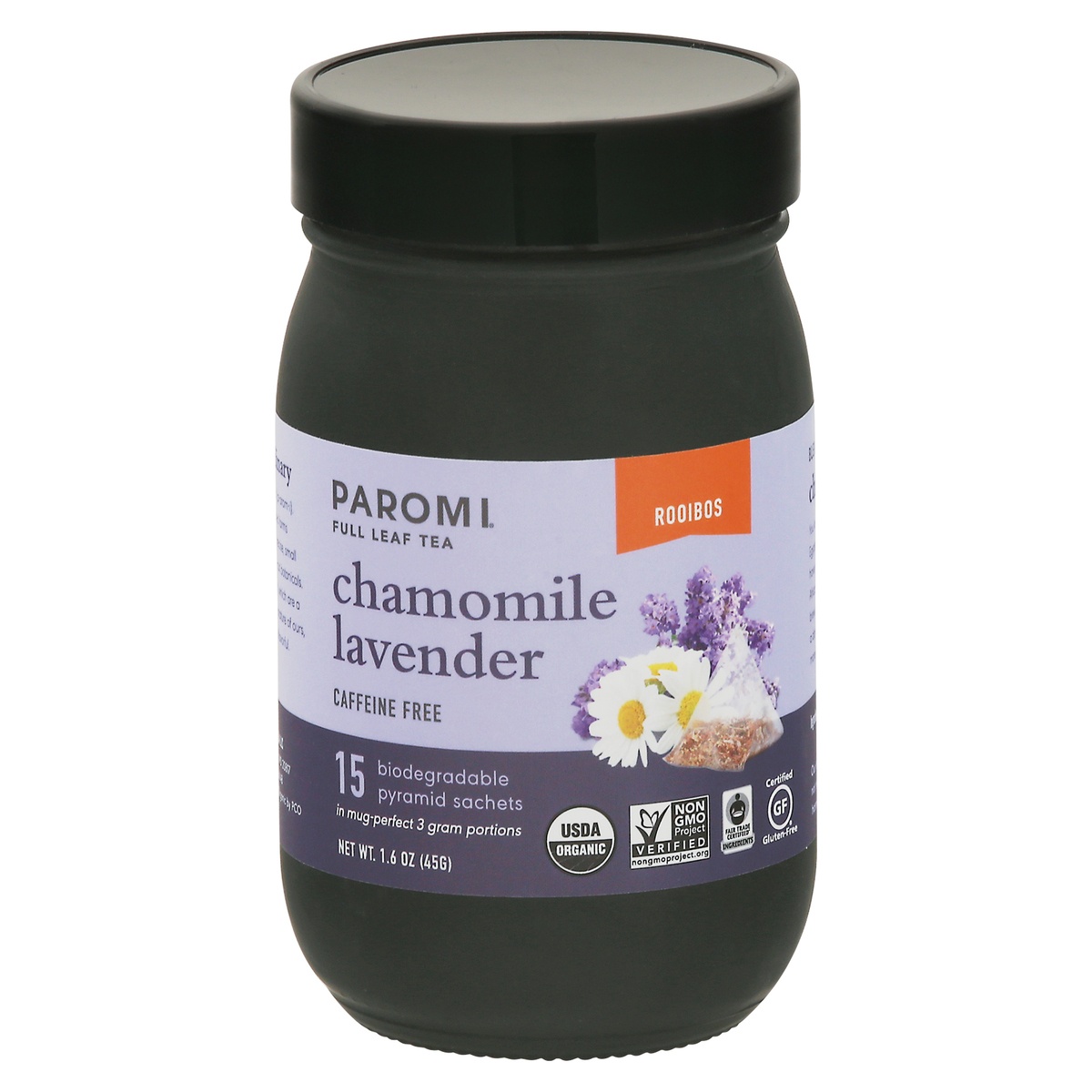 slide 1 of 1, Paromi Tea Chamomile Lavender Rooibos Ft Organic, 15 ct