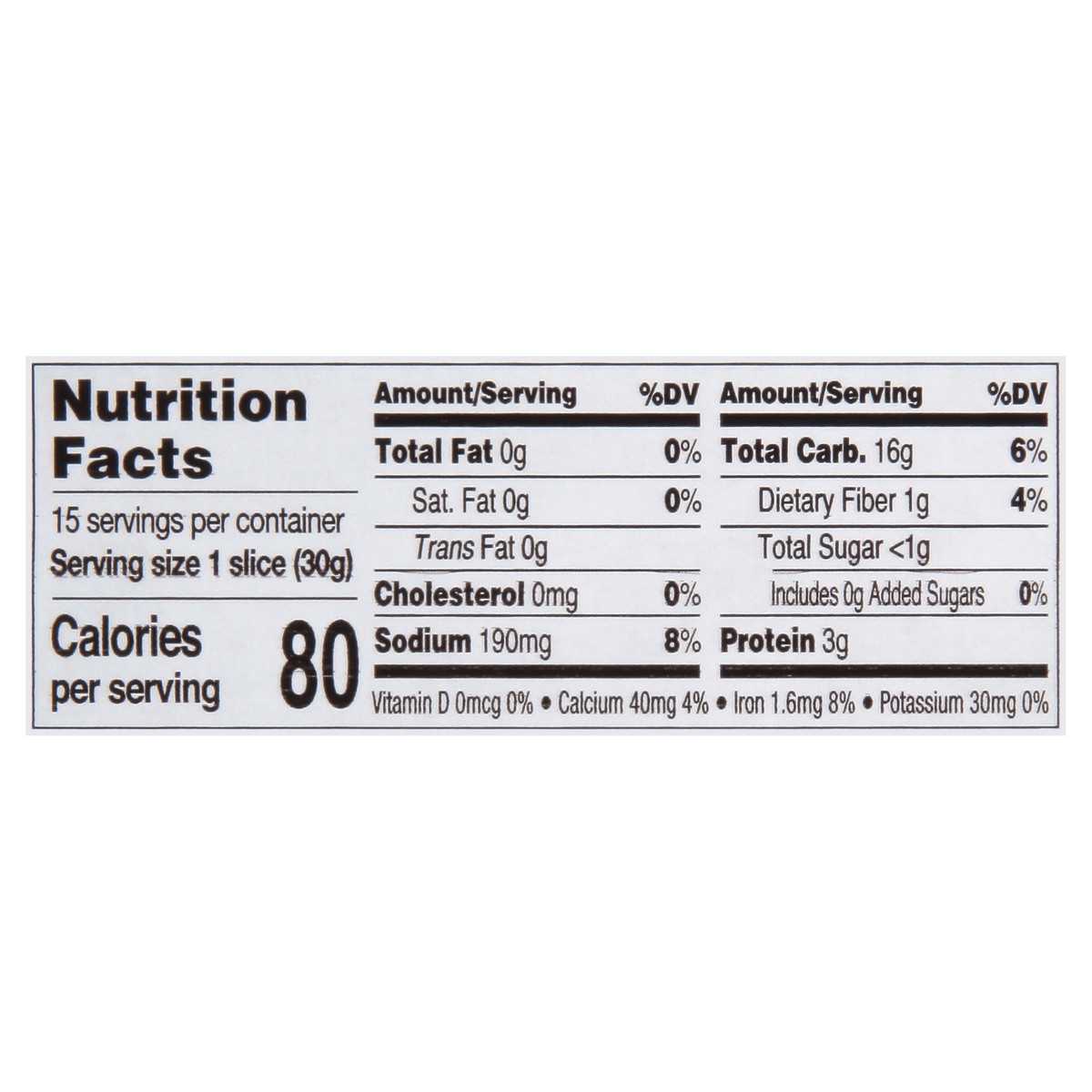slide 9 of 13, Sabrina's Sabrinas Sliced Italian Bread, 16 oz