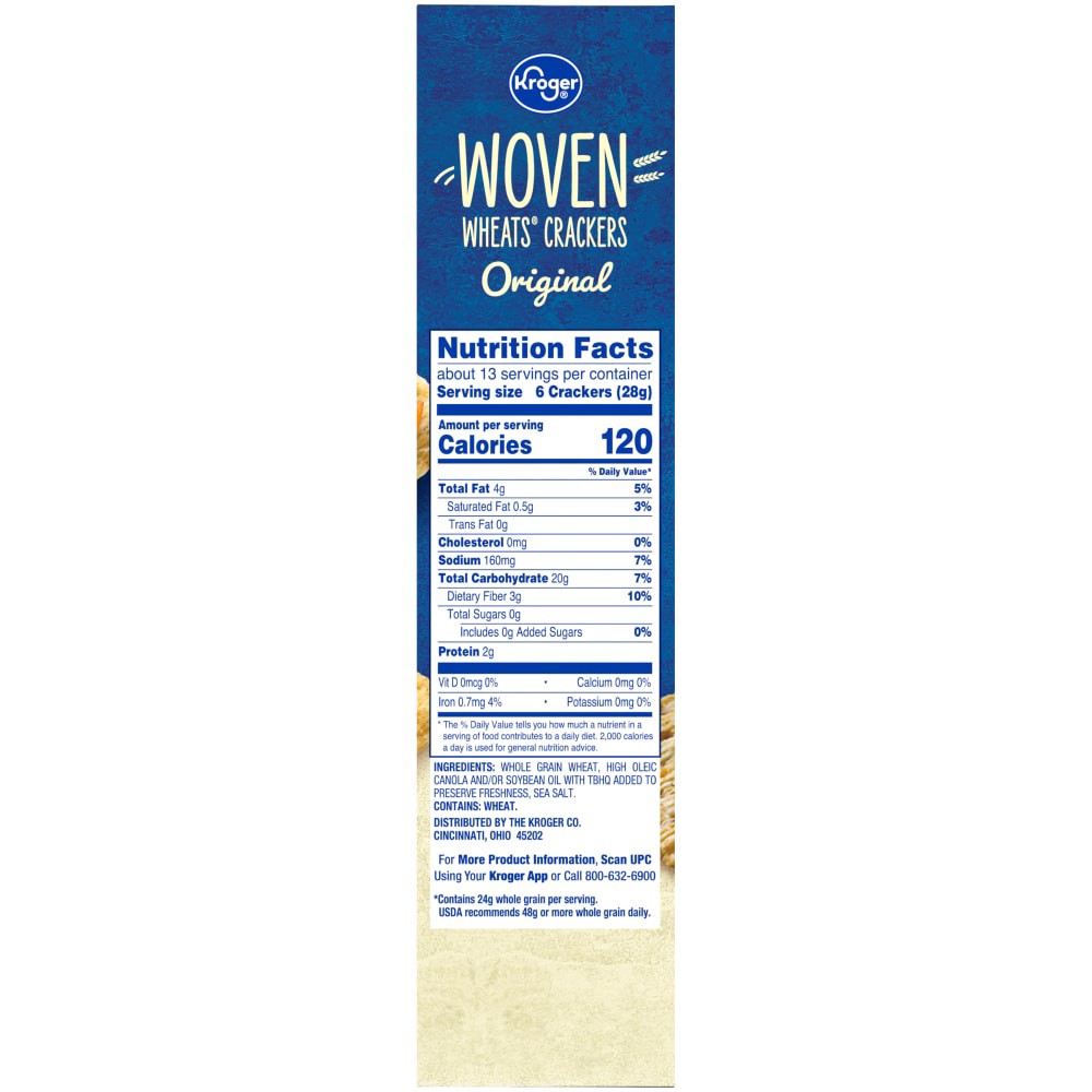 slide 2 of 3, Kroger Woven Wheat Cracker Big Deal!, 12.5 oz