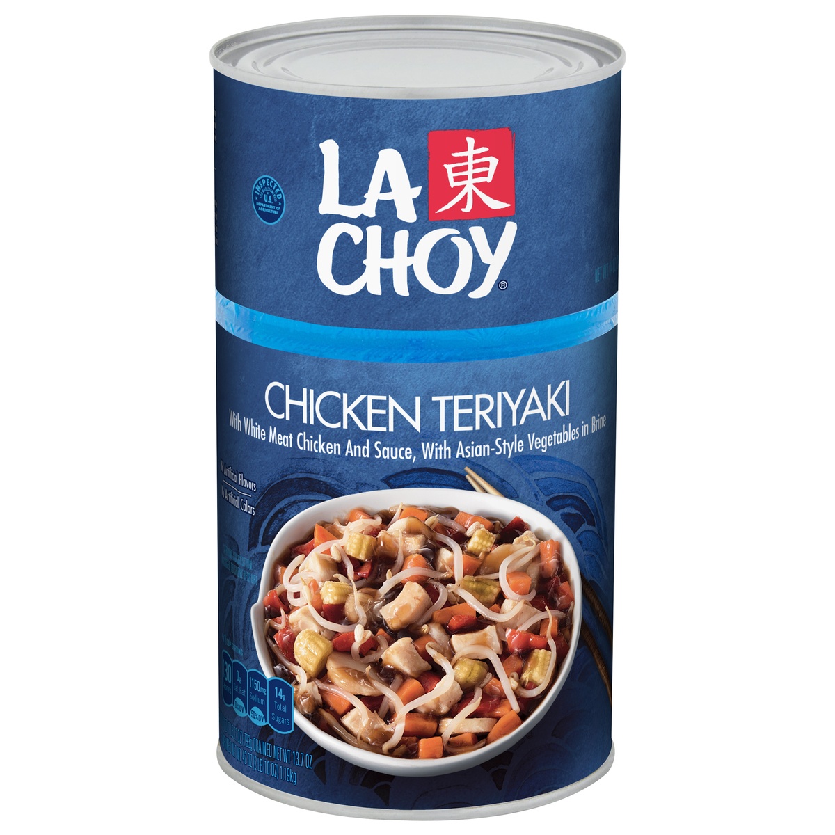 slide 1 of 1, La Choy Chicken Teriyaki With Asian Style Vegetables, Dark Meat And Sauce, 42 oz