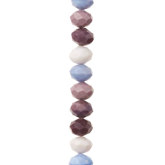 slide 1 of 3, Multicolor Amethyst Glass Faceted Rondelle Beads, 10mm By Bead Landing, 10mm