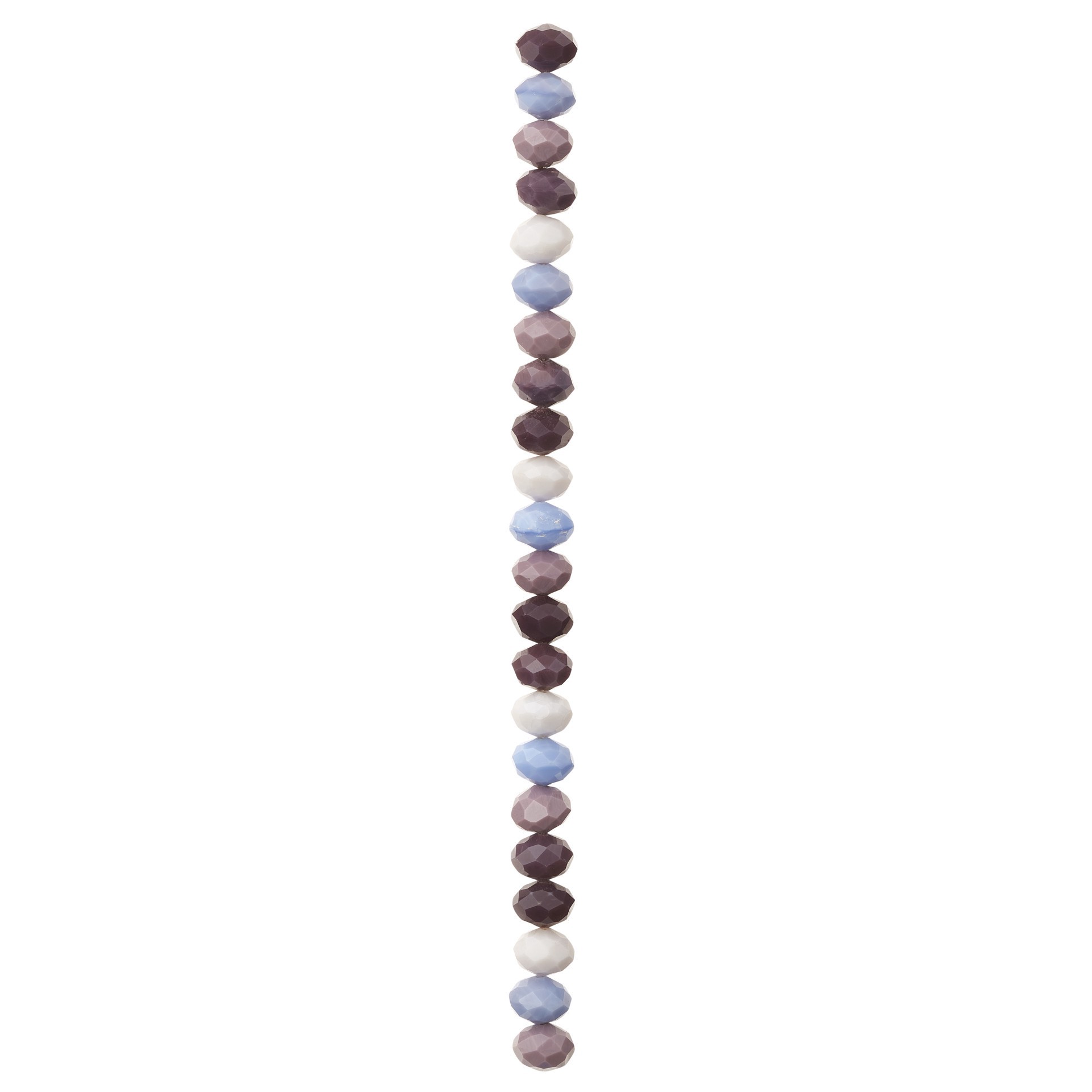 slide 3 of 3, Multicolor Amethyst Glass Faceted Rondelle Beads, 10mm By Bead Landing, 10mm