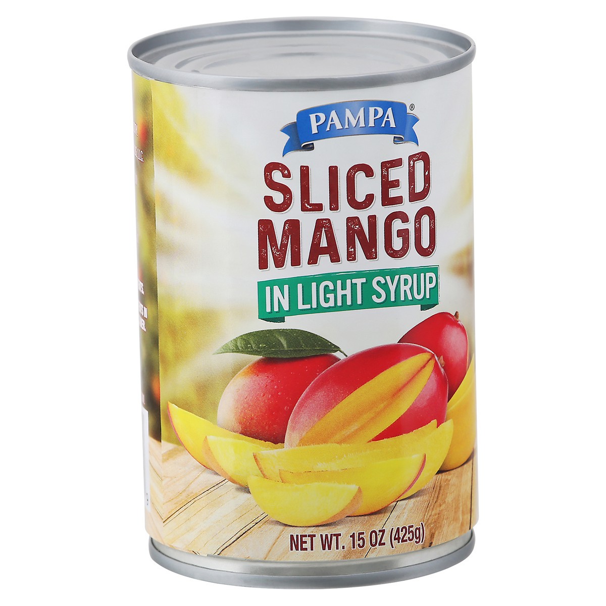 slide 2 of 9, Pampa Low Sugar Mango Slices, 15 oz