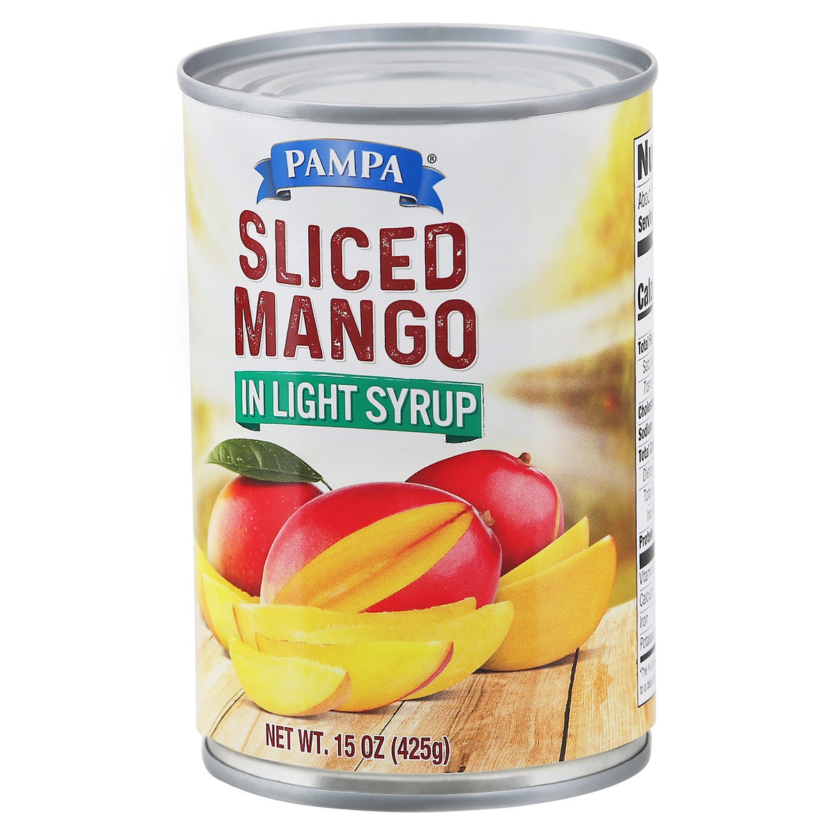 slide 3 of 9, Pampa Low Sugar Mango Slices, 15 oz