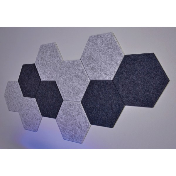 slide 2 of 10, RS Gaming™ Mergence 60""W RGB Gaming Computer Desk With 10 Acoustic Panels, Black, 1 ct