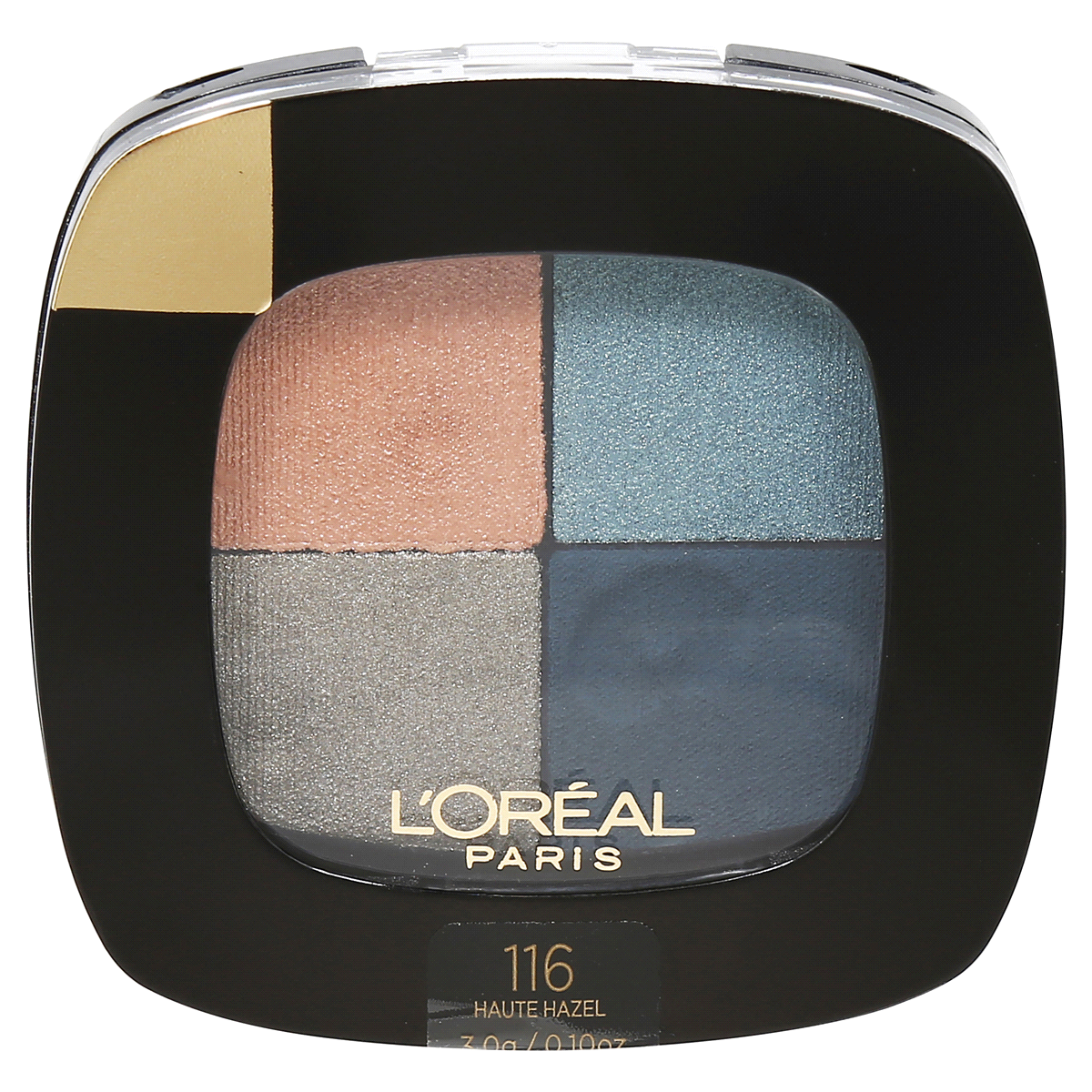 slide 1 of 1, L'Oréal Colour Riche Eyeshadow Quads Haute Hazel - 116, 1 ct
