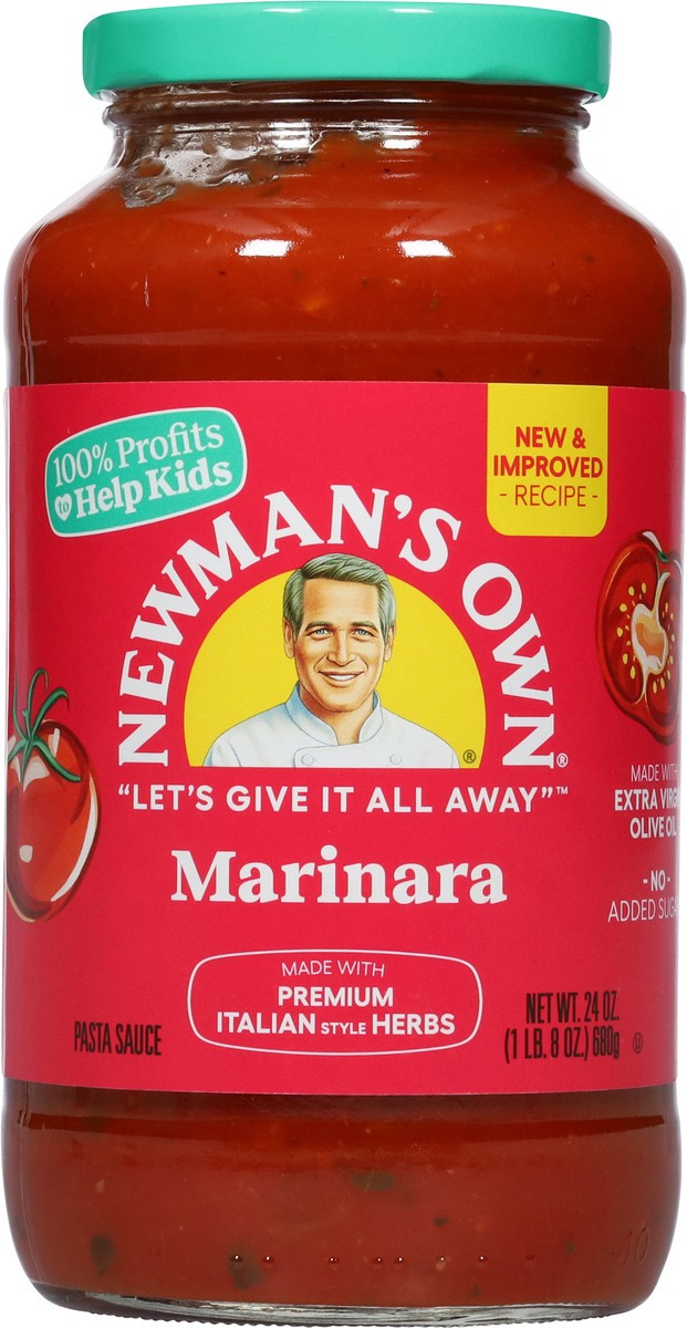 slide 4 of 9, Newman's Own Marinara Pasta Sauce 24 oz, 24 oz