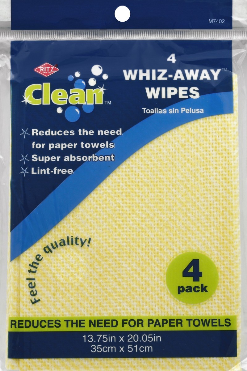 slide 2 of 3, Ritz Wipes 4 ea, 4 ct