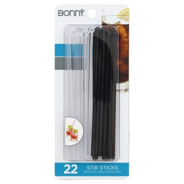 slide 1 of 1, Bonny Bar Cocktail Stir Sticks, 22 ct