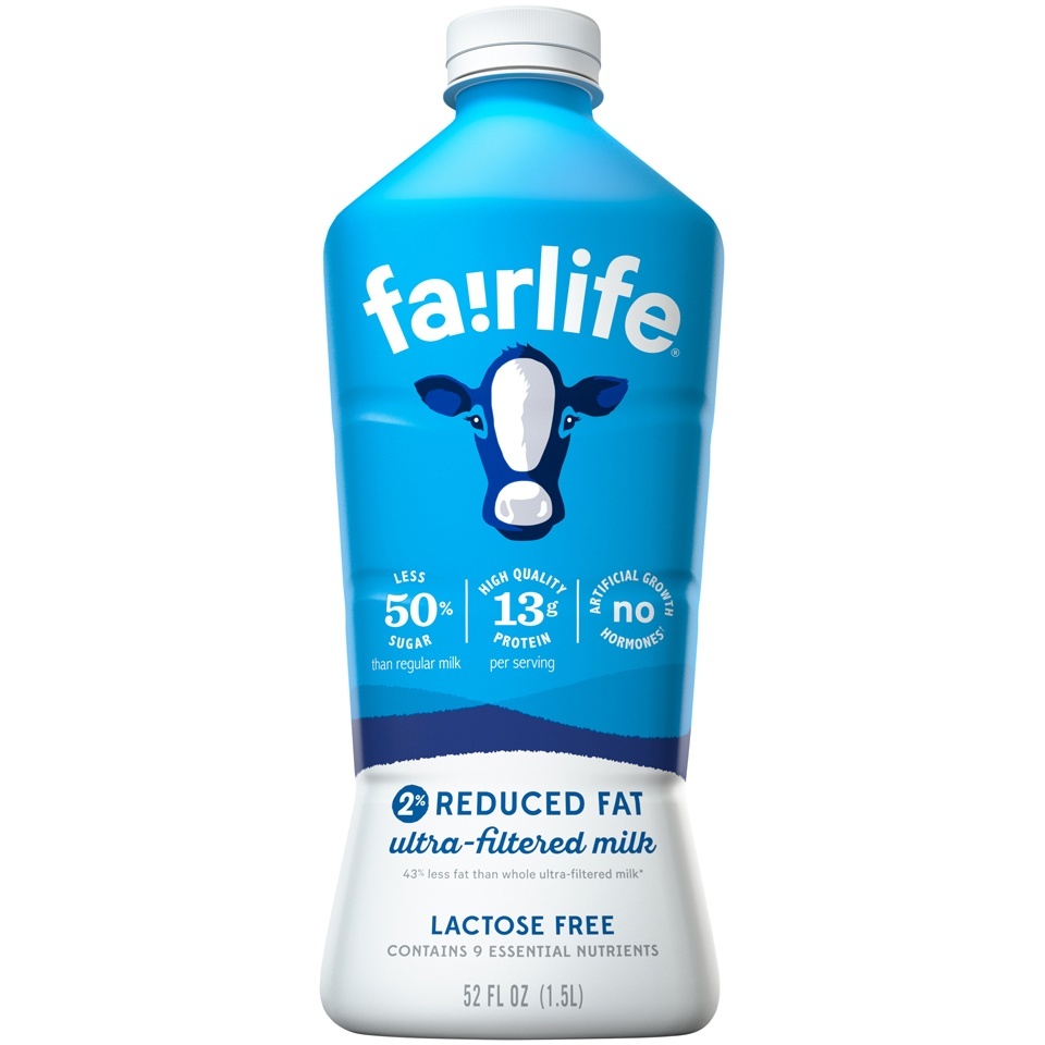 slide 1 of 1, fairlife 2% White Milk, 52 fl oz