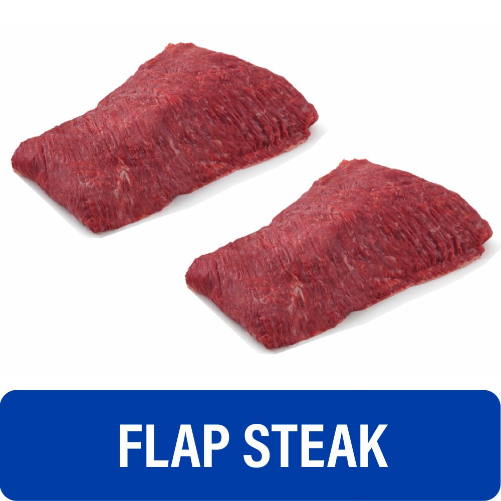 slide 1 of 5, Choice Flap Beef Steak Value Pack, per lb