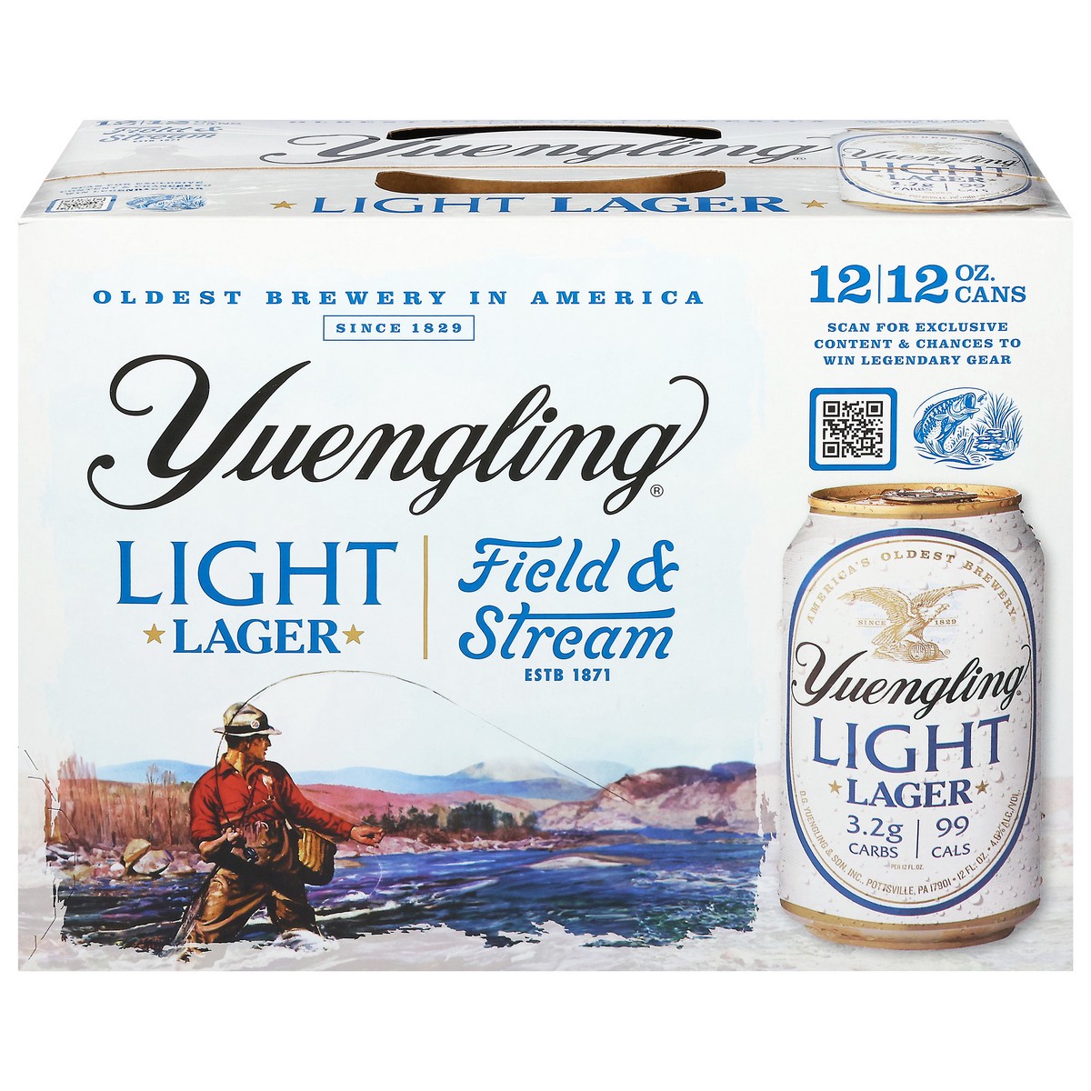 slide 1 of 9, Yuengling Light Lager Beer 12 - 12 oz Cans, 12 ct; 12 oz