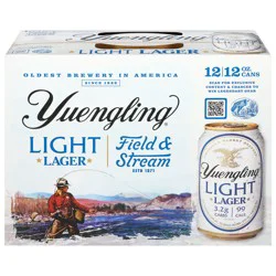 Yuengling Light Lager Beer 12 - 12 oz Cans