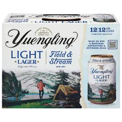 Yuengling Light Lager Beer 12 - 12 oz Cans