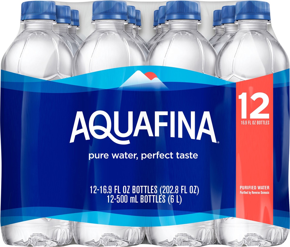 slide 2 of 3, Aquafina Packaged Water, 12.68 lb