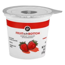 Publix Lowfat Fruit on the Bottom Strawberry Yogurt - 6 oz