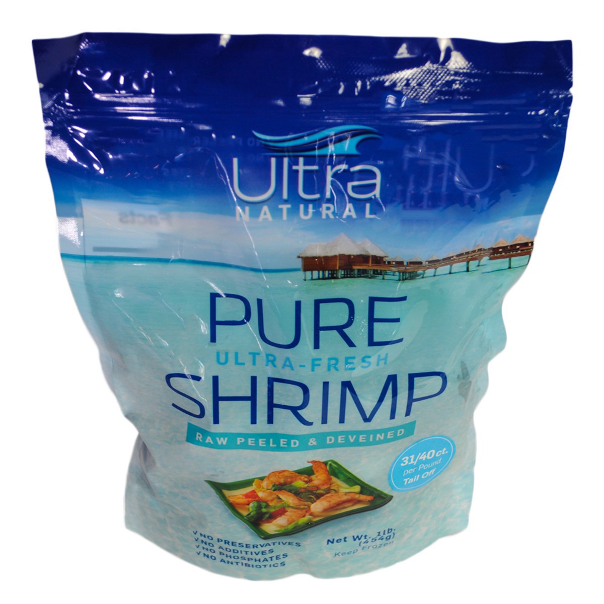 slide 1 of 1, 31-40 ct. Raw Peeled & Deveined Shrimp, 16 oz