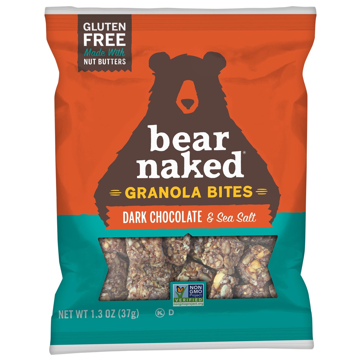 slide 2 of 8, Bear Naked Dark Chocolate & Sea Salt Granola Bites 1.3 oz, 1.3 oz