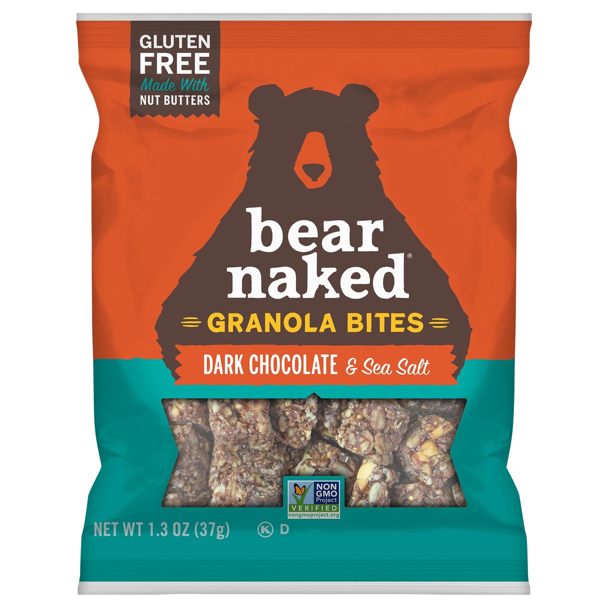 slide 1 of 8, Bear Naked Dark Chocolate & Sea Salt Granola Bites 1.3 oz, 1.3 oz