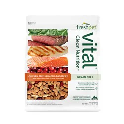 Freshpet Vital Complete Meals Chicken, Beef, Salmon & Egg Recipe for Dogs