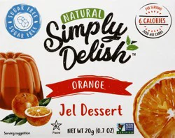 Simply Delish Orange Jel Dessert - 20 g