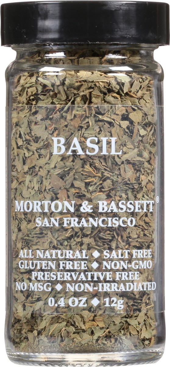 slide 13 of 13, Morton & Bassett Dried Basil, 0.4 oz