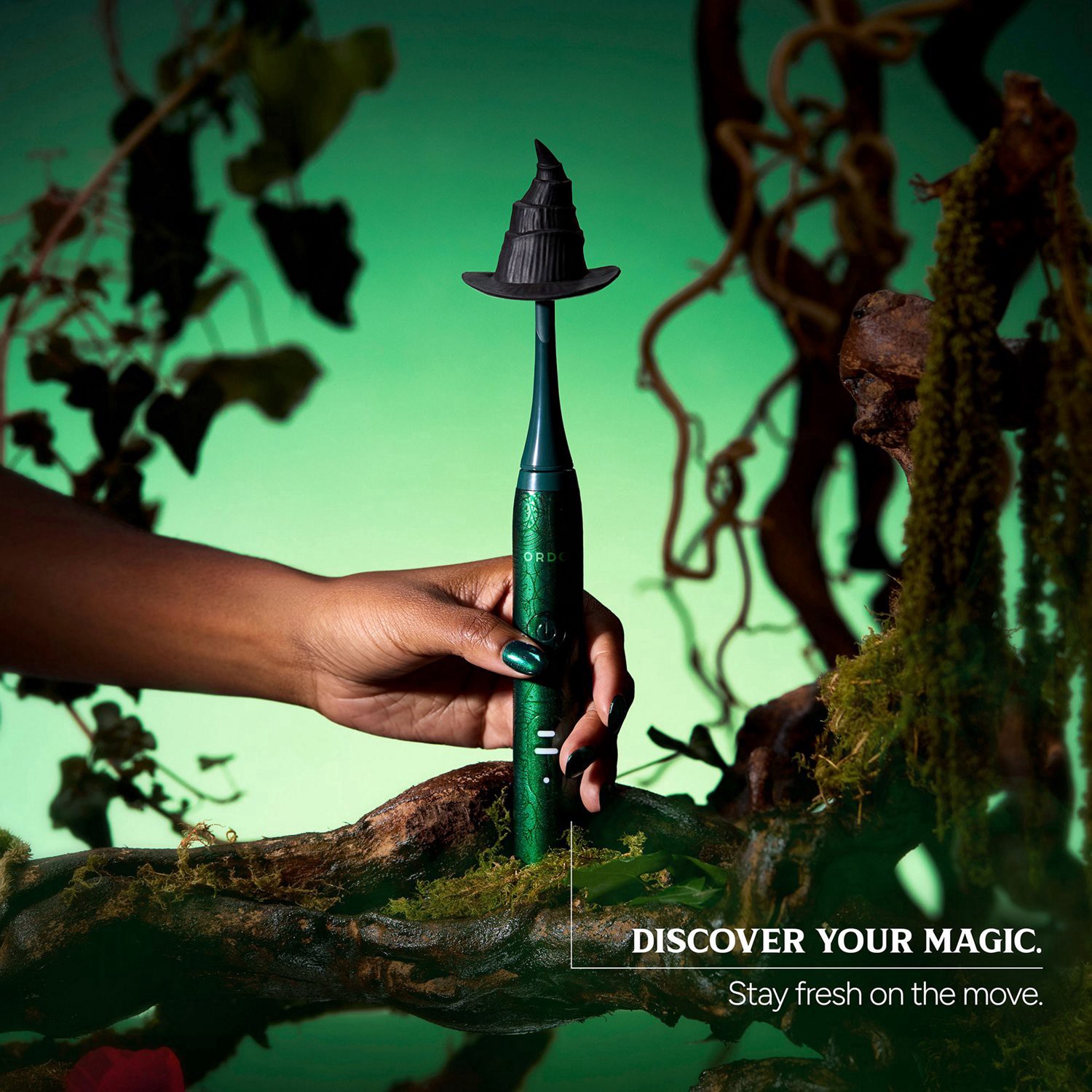 slide 2 of 3, Ordo Sonic Lite Wicked Topper, Elphaba, 1 ct