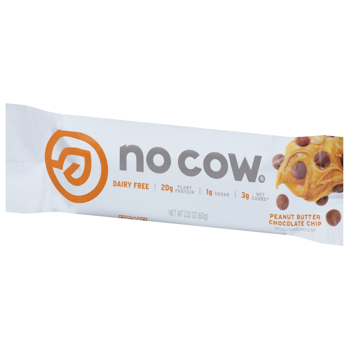 slide 3 of 9, No Cow Peanut Butter Chocolate Chip Protein Bar, 2.14 oz