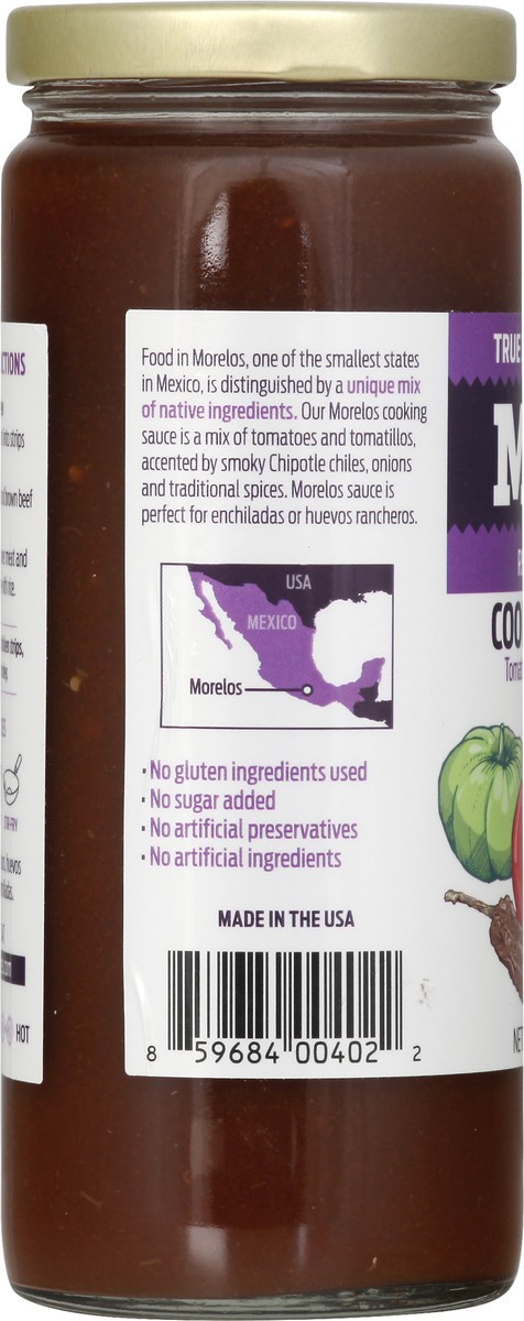 slide 8 of 8, Molli Morelos Cooking Sauce, 16 oz