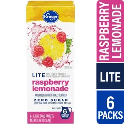 Kroger® Lite Zero Sugar Raspberry Lemonade Instant Drink Mix