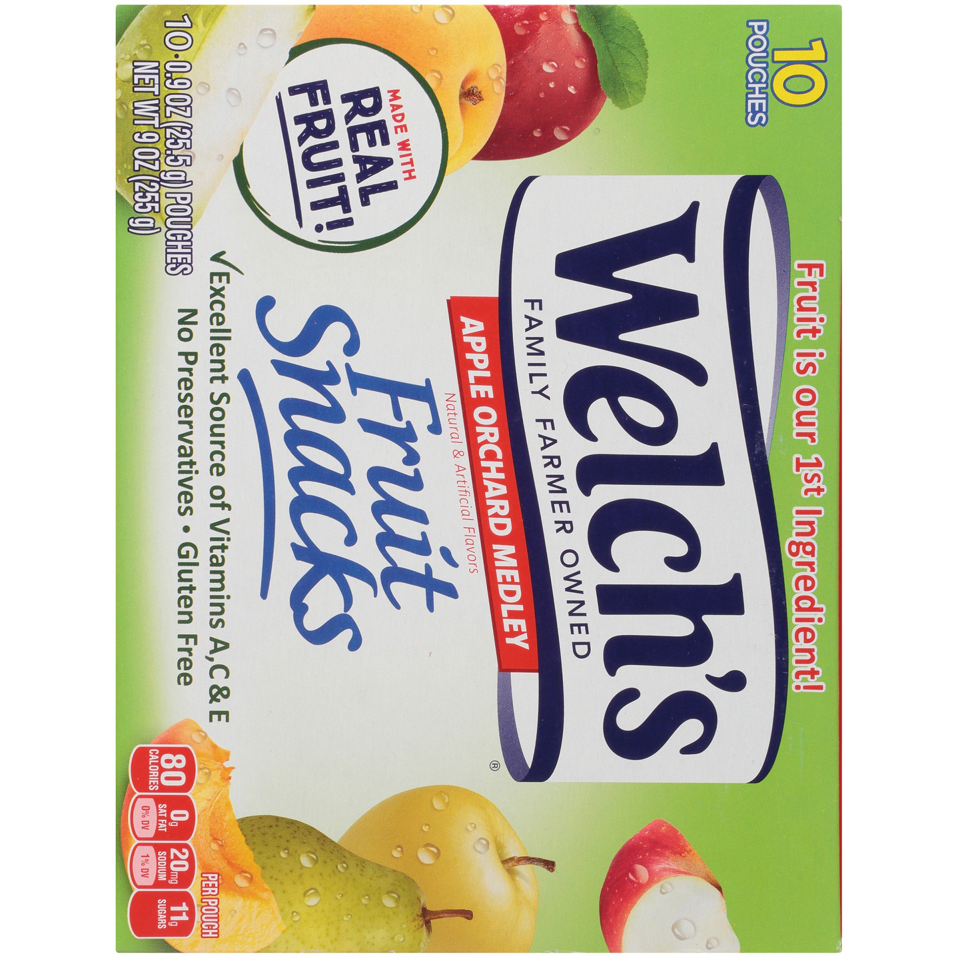 slide 6 of 8, Welch's Apple Orchard Medley Fruit Snacks, 9 oz