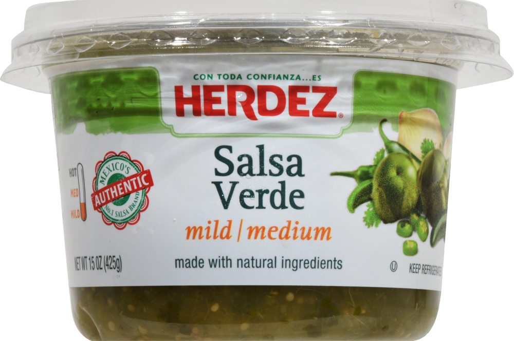 slide 1 of 1, Herdez Mild-Medium Salsa Verde, 15 oz